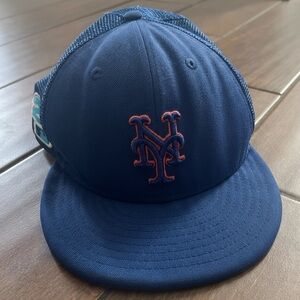 New York Mets New Era Official On Field Cap 7 3/8 Fitted Spring Training
